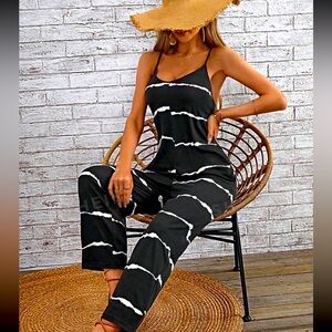 Striped cami Jumpsuit